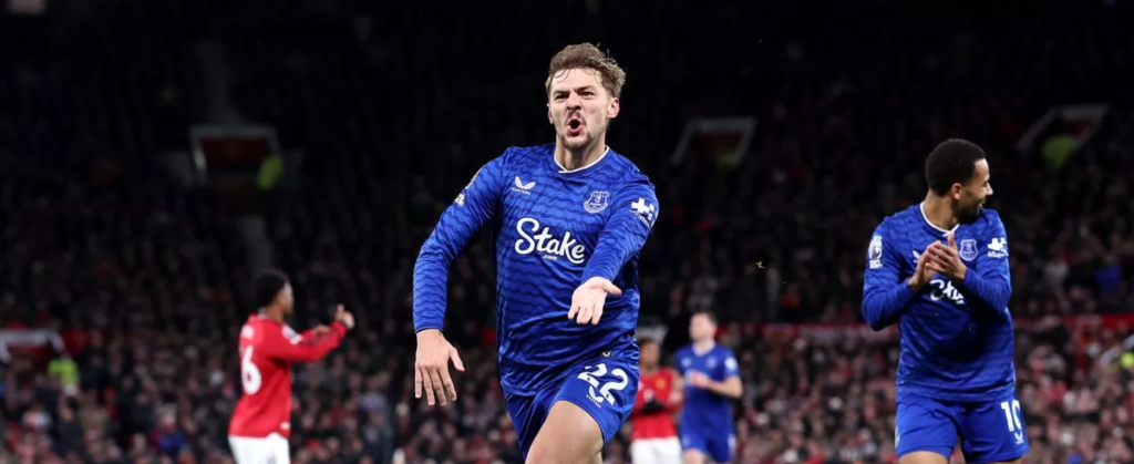 Manchester united lost vs Everton