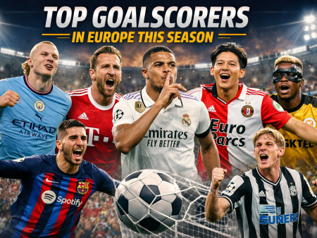 Top 10 Football Goal Scorers in Europe This Season