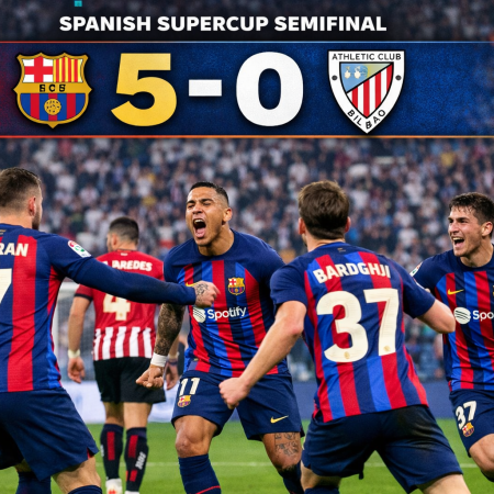 Barcelona Dominate Athletic Bilbao in Super Cup Semi-Final