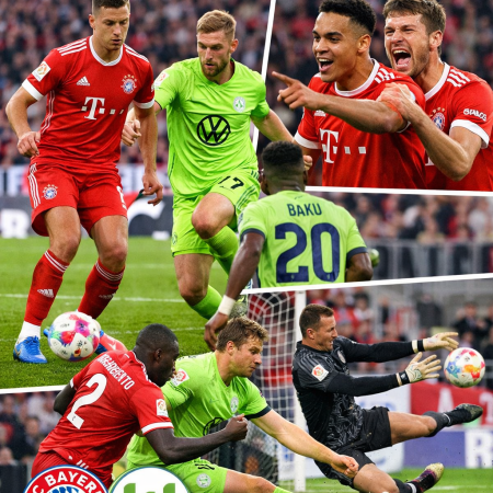 Bayern Munich vs Wolfsburg: 8:1