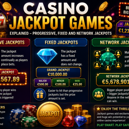 Casino Jackpot Games Explained – Progressive, Fixed and Network Jackpots