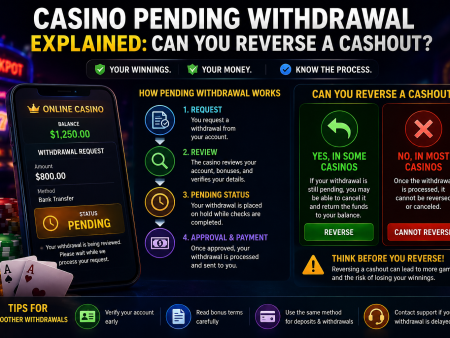 Casino Pending Withdrawal Explained: Can You Reverse a Cashout?