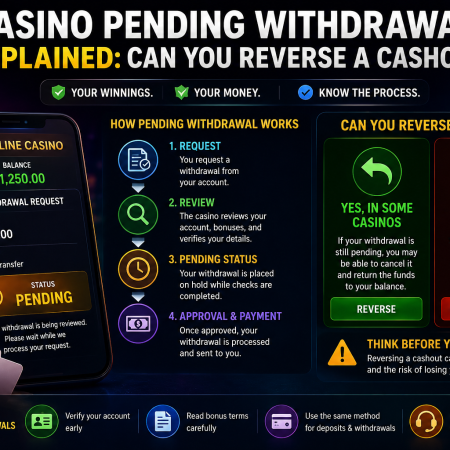 Casino Pending Withdrawal Explained: Can You Reverse a Cashout?
