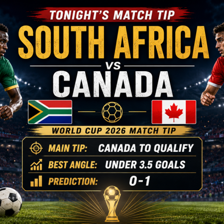 South Africa vs Canada Tip: World Cup 2026 Match Preview