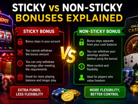 Sticky vs Non-Sticky Bonuses Explained