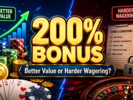 200% Casino Bonus Explained – Better Value or Harder Wagering?