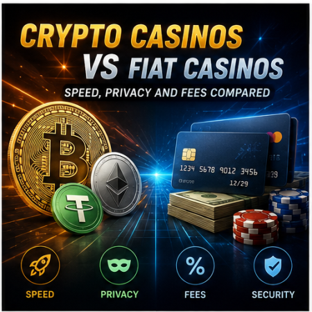 Crypto Casinos vs Fiat Casinos – Speed, Privacy and Fees Compared