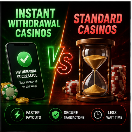 Instant Withdrawal Casinos vs Standard Casinos