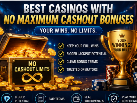 Best Casinos With No Maximum Cashout Bonuses in 2026